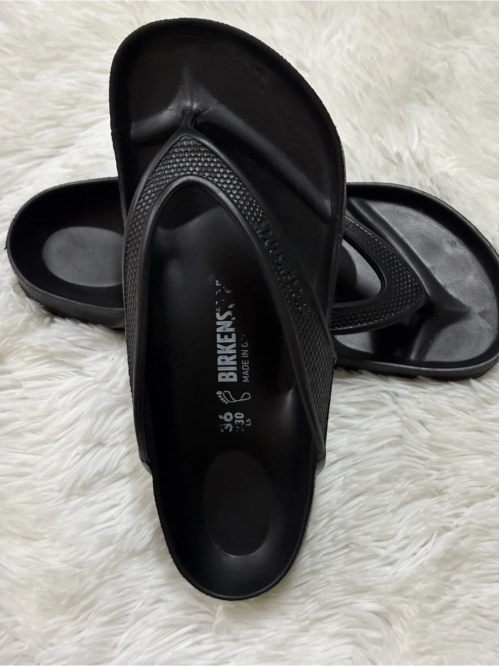 Birkenstock Women's Black EVA Thong Sandals